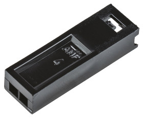 Obudowa złącza 2-pinowe -rzędowe raster: 2.54mm TE Connectivity Żeński AMPMODU MOD II Złącze jednorzędowe z mocowaniem