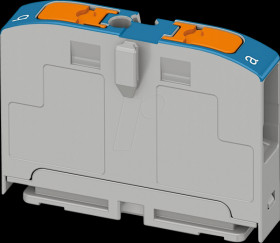 1019460 Distribution block - PTVFIX 2X2.5, blue