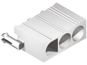 Wtyk PCB 3-pinowe raster: 6.7mm -rzędowe Molex Przewlekany 11.0A 600.0 V.