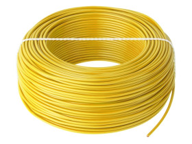 Przewód LgY 1x0,5 H05V-K żółty 100m