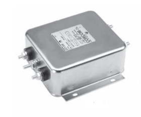 Filtr RFI 60A 1-fazowy 250 V AC 50/60Hz TE Connectivity Montaż kołnierzowy