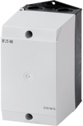 Insulating material housing, (L x W x H) 145 x 100 x 180 mm, black/gray, for emergency stop switch, 206883