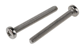 Śruby maszynowe M3 łeb z łbem walcowym soczewkowym Stal nierdzewna długość 30.0mm skok 0.50mm