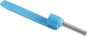 Insulated wire end ferrule, 2.5 mm², 14 mm long, DIN 46228-4, blue, DZ5CA025D