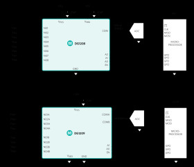 Low-Leakage, Single 8-Channel and Dual 4-Channel, Analog Multiplexer