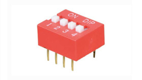 DIPSWITCH 4x RED