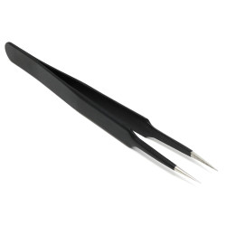 ESD-safe Fine Tip Square Edge Tweezers - 120mm