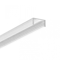 Profil UNI14 BC3/Y 2m biały nawierzchniowy do taśmy o szerokości max 14mm wysokość profilu 10mm szerokość 17,6mm