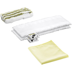 K&#xE4;rcher 2.863-266.0 Home &amp; Garden Microfibre Cloth Set Bathroom White