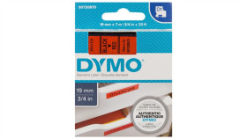 Taśma Do Drukarek D1 19Mm X 7M Czarny/Czerwony S0720870