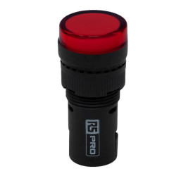 Kontrolka 12V ac/dc Czerwony RS PRO Montaż panelowy