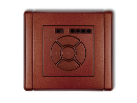 FLEXI Elektroniczny sterownik roletowy (sterowanie lokalne i pilotem sterowanie strefą) brązowy metalik 9FSR-3 KARLIK