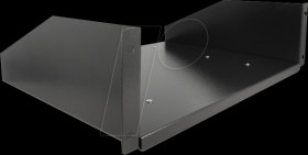 42630 19" Pull-out Plate 3U, black