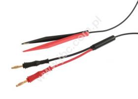 430 Pinceta, pęseta pomiarowa SMD, 2-biegunowa, 2 wtyki 4mm, kabel 1m, ELECTRO-PJP, 430