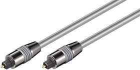 Toslink kabel 6mm z metalowych złączy - Długość kabla 3 m
