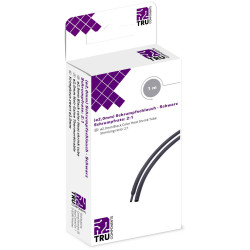 TruComponents 30438 Heatshrink Blk 2mm 1mm Shrinkage:2:1 1 m
