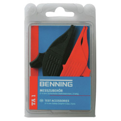 Benning 044124 TA 1 Dolphin Clips Red and Black 1000V