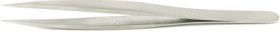 Precision tweezers, uninsulated, antimagnetic, stainless steel, 120 mm, 00.SA.B