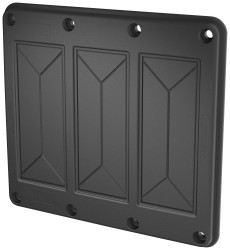 CONTA-CLIP KDS-FP 3x10/24 BK Przepust kablowy poliamid 6.6 czarny 1 szt.