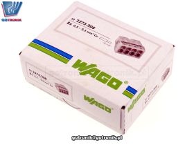 SzybkozĹÄczka 8x 0,5-2,5mm2 transparentna jasnoszara x50szt. WAGO 2273-208