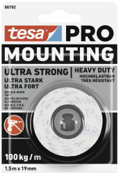 Taśma montażowa tesa 66792-00000-00 Mounting PRO Ultra Strong (D x S) 1.5 m x 19 mm 1.5 m 1 szt.