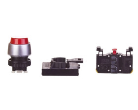 Przycisk sterowniczy 22mm czerwony 1R z samopowrotem ST22-WC-01.