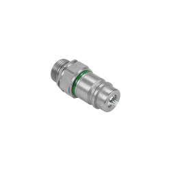Stauff Hydrauliczna szybkozłączkaseria: HP-12 Męskityp: Z płaską powierzchnią czołową, 66 mm Stal węglowa