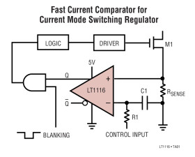 12ns, Single Supply Ground-Sensing Comparator