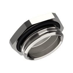 Zaślepka do dławnic kablowych M63 Mosiądz platerowany niklem Lapp średnica otworu 73.5mm Gwintowany