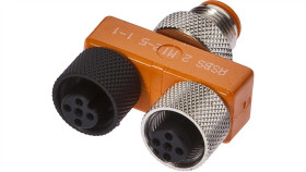 Vk001045, Rozdzielacz, Okablowanie Równoległe, 2X M12 5Pin, M12 5Pin