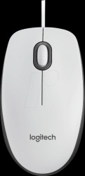 910-006764 Mouse, wired, white