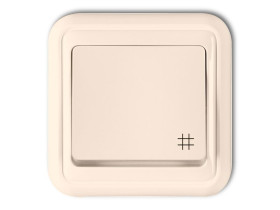 LIZA Wyłącznik krzyżowy beżowy 1WPH-6 KARLIK