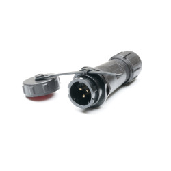 Przemysłowe złącza okrągłe 3-pinowe SY13 Układ szeregowy Gniazdo RS PRO