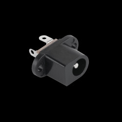 DC 2.5 / 5.5 mm Screwed Female Socket, Cabletech