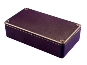 Puszka elektroinstalacyjna ścienna Aluminium odlewane 115 x 64 x 26mm Czarny IP54 Hammond