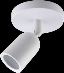 2021 Ceiling light, GU10, round, swivel, white