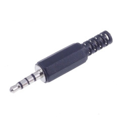 Wtyk jack 3.5 4 polowy plastikowy