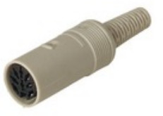 Jack, 8 pole, solder cup, straight, 930348517