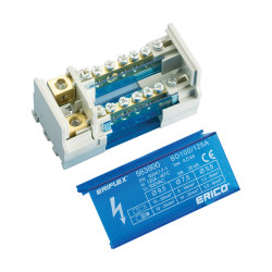 Blok rozdzielczy 2 -żyłowy nVent ERIFLEX 125A 690 V 8 → 2 AWG