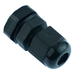 PG7 Black Nylon Cable Gland IP68