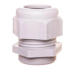 Dławnica kablowa poliamidowa M40 IP68 HELUTOP HT-M40 jasnoszara 93913