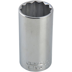 Expert E117283 Bi-Hexagon Deep Socket 1/2in Drive 17mm