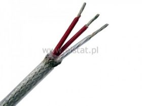 Przewód do sondy PT100 3 żyły oplot metal- teflon
