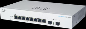 CBS220-8FP-E-2G-EU Switch, 10-Port, Gigabit Ethernet, PoE+, SFP