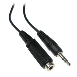 Kabel jack 3,5st wt.-gn. 10m ICIDU