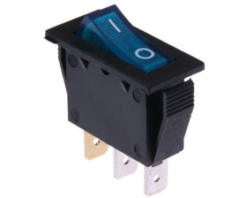 PRZEŁĄCZNIK NIEBIESKI 16A 250V 3 PIN 35x14mm