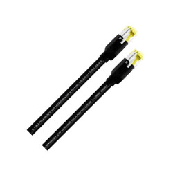 Cordial 15537 RJ45 patch cable CAT 5e Black 3m PUR coating S/UTP