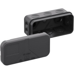 Spelsberg 34420801 Joint box 43x89x38 mm Black IP55 10 pcs Wet Room Junction Box