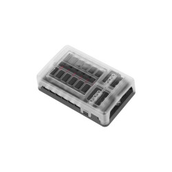 Skrzynka - obudowa bezpieczników FB-12 z sygnalizacją LED / BEZ4015-12
