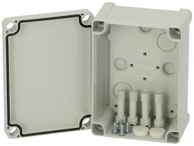 Fibox TPC 131007 Obudowa uniwersalna 130 x 95 x 65 poliwęglan szaro-biały (ral 7035) 1 szt.